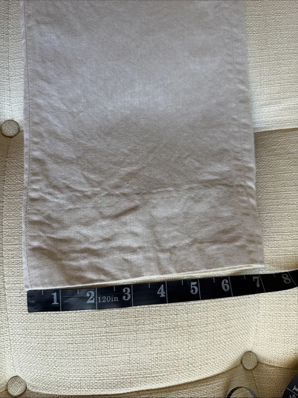 Suit Supply Italian Tessuti Sandrio Cotton Linen Brentwood  Ivory Pants 30 x 28
